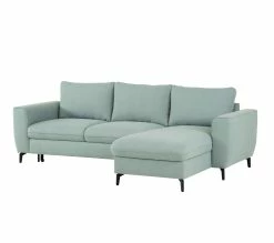 Budget 🌟 LINEA NATURA Canap&eacute; dangle convertible m&eacute;ridienne r&eacute;versible LAGO tissu Bergamo lichen pieds noi 🧨 -Linea Natura Soldes 2023 5907690919306 P