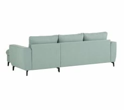 Budget 🌟 LINEA NATURA Canap&eacute; dangle convertible m&eacute;ridienne r&eacute;versible LAGO tissu Bergamo lichen pieds noi 🧨 -Linea Natura Soldes 2023 5907690919306 R